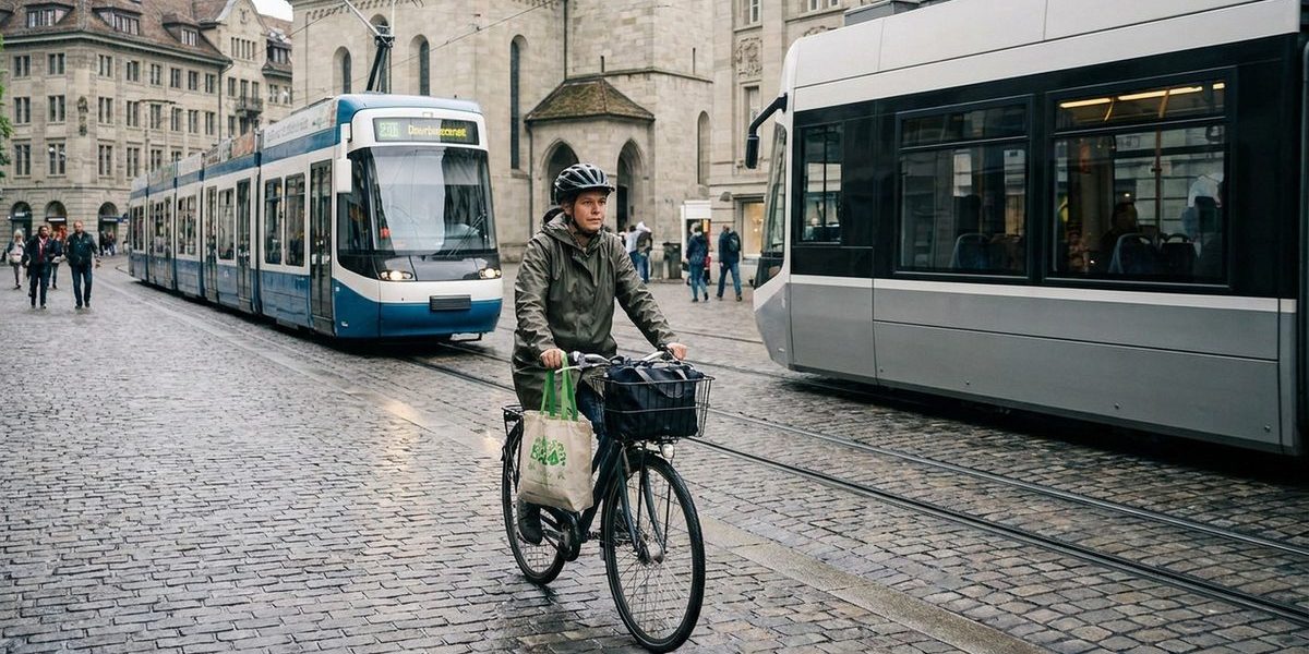 Nachhaltige Mobilität in der Schweiz, Velofahren in der Stadt