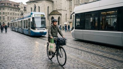 Nachhaltige Mobilität in der Schweiz, Velofahren in der Stadt