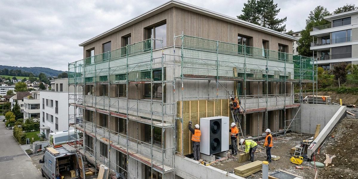 Energetische Sanierung eines Schweizer Mehrfamilienhauses
